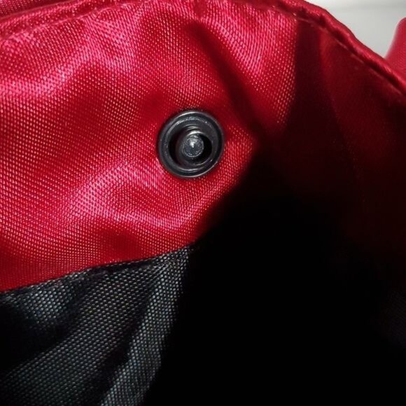 For Your Ease Only Clutch Bag Pouch Purse Red Satin Roses WOMEN'S WOMAN'S - Picture 13 of 16